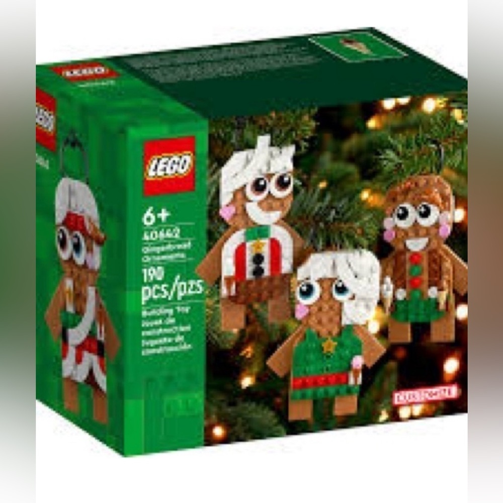 Lego 40642 Gingerbread Ornaments Seasonal Holiday Customizable 190Pcs NEW